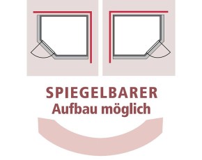 Karibu Innensauna Mia + Dachkranz + 9kW Saunaofen + externe Steuerung - 38mm Blockbohlensauna - Energiespartür - Ecksauna